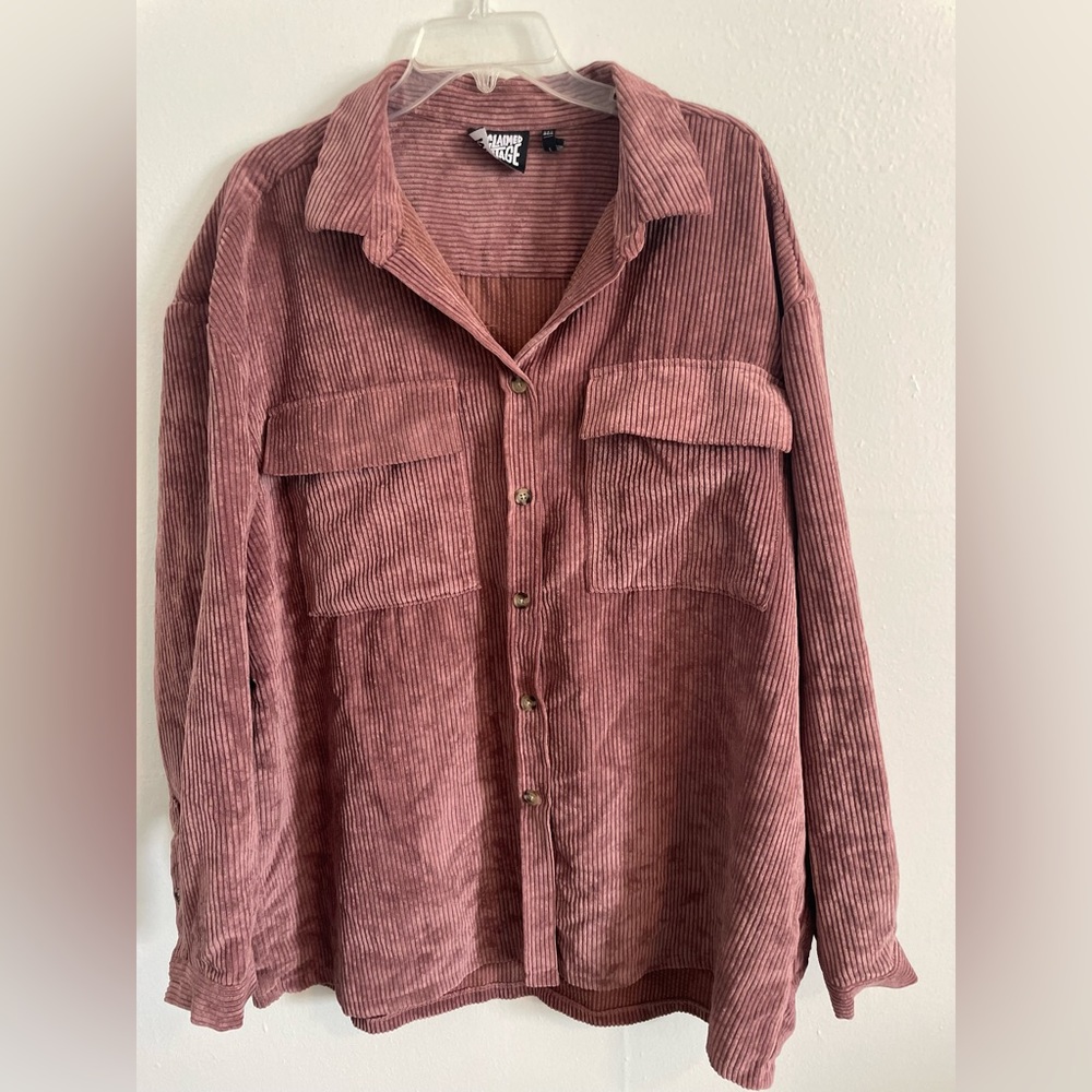 RECLAIMED VINTAGE CORDUROY SHACKET